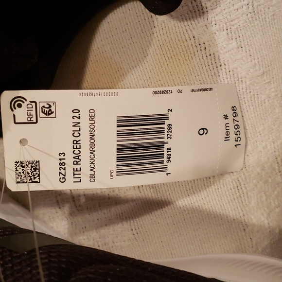 Brand New Men Adidas Shoe, Black Size 9 - Picture 8 of 10